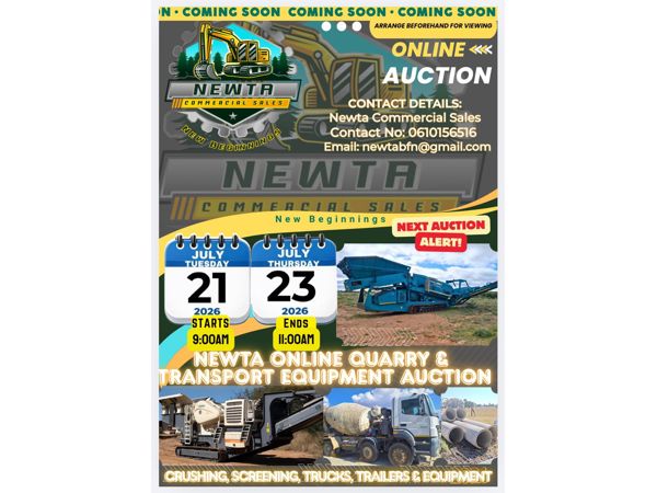 Crushing, Screening, Trucks, Trailers & Equipment